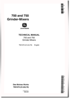 John Deere 700 and 750 Grinder-Mixers Technical Manual (TM1079)