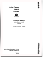John Deere 644B and JD644B Wheel Loaders Technical Manual (TM1095)