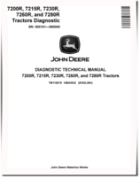 John Deere 7200R, 7215R, 7230R, 7260R and 7280R Tractors (SN: 000101-080000) Diagnostic Manual (TM110019)