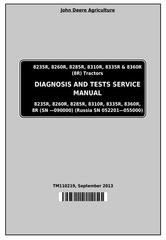 TM110219 - John Deere 8235R, 8260R, 8285R, 8310R, 8335R, 8360R Tractors Diagnosis and Tests Manual