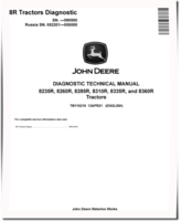 John Deere 8235R, 8260R, 8285R, 8310R, 8335R and 8360R Tractors (SN. up to 090000; Russia SN: 052201-055000) Diagnostic Manual (TM110219)