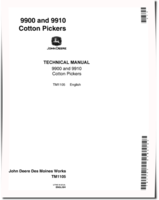 John Deere 9900 and 9910 Cotton Pickers Technical Manual (TM1105)