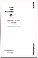 John Deere 4300 Beet Harvesters Technical Manual (TM1120)