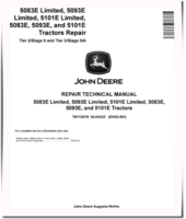 John Deere 5083E, 5083E Limited, 5093E, 5093E Limited, 5101E and 5101E Limited T2/S2 and T3/S3A Tractors Repair Manual (TM112519)