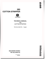 John Deere 283 Cotton Strippers Technical Manual (TM1126)