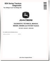 John Deere 5083EN, 5093EN and 5101EN T2/S2 and T3/S3A Tractors Diagnostic Manual (TM112619)
