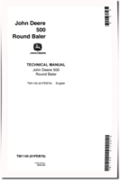 John Deere 500 Round Balers Technical Manual (TM1140)
