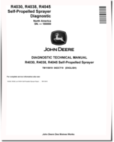 John Deere R4030, R4038 and R4045 Self-Propelled Sprayers (North American Edition) Diagnostic Manual (TM115819)