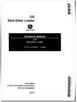 John Deere 125 Skid Steer Loaders Technical Manual (TM1167)