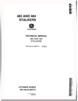 John Deere 483 and 484 Stalkers Technical Manual (TM1168)