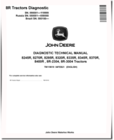 John Deere 8245R, 8270R, 8295R, 8320R, 8335R, 8345R, 8370R, 8400R, 8R-2304 and 8R-3004 Tractors Diagnostic Manual (TM119019)