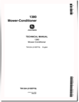 John Deere 1380 Mower-Conditioners Technical Manual (TM1204)