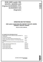 TM12114 - John Deere 824K 4WD Loader (SN.641970—664099) Diagnostic, Operation & Test Service Manual