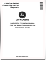 John Deere C850 Tow Behind Commodity Air Carts Diagnostic Manual (TM122419)