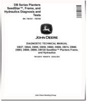John Deere DB37, DB44, DB55, DB58, DB60, DB66, DB74, DB80, DB83, DB88, DB90 and DB120 Planters (SN: 750101-755100) Diagnostic Manual (TM122619)