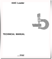 John Deere 444C and 444CH Wheel Loaders Technical Manual (TM1227)