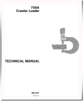 John Deere 755A Crawler Loaders Technical Manual (TM1231)