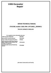 TM12351 - John Deere 130G (iT4/S3B) Excavator Service Repair Manual