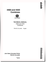 John Deere 4400 and 4420 Combines Technical Manual (TM1237)