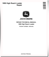 John Deere 1850 High Reach Cane Loaders Repair Manual (TM124019)