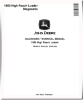 John Deere 1850 High Reach Cane Loaders Diagnostic Manual (TM124119)