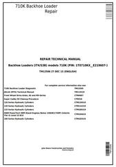 TM12506 - John Deere 710K (iT4/S3B) Backhoe Loader (SN. From 219607) Service Repair Technical Manual