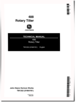 John Deere 448 Tractor Mounted Tillers Technical Manual (TM1252)
