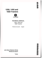 John Deere 1250, 1450 and 1650 Tractors Technical Manual (TM1253)