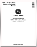 John Deere 109R and 112R Cutting Platforms Technical Manual (TM125519)