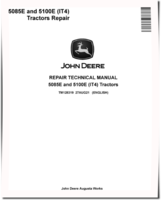 John Deere 5085E and 5100E iT4 Tractors Repair Manual (TM128319)