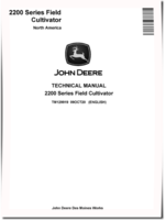 John Deere 2210, 2230 Floating Hitch and 2230 Level-Lift Field Cultivators (North American Edition) Technical Manual (TM129919)