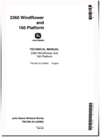 John Deere 2360 Windrowers and 160 Draper Platforms Technical Manual (TM1300)