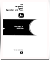 John Deere 490 Crawler Excavators Diagnostic and Repair Manual (TM1302)