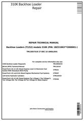 TM13057X19 - John Deere 310K (T2/S2) Backhoe Loader (SN: C000001-) Service Repair Technical Manual