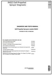 TM130819 - John Deere R4023 Self-Propelled Sprayers Diagnostic and Tests Service Manual