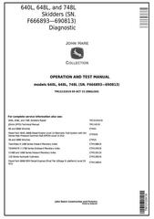 TM13133X19 - John Deere 640L, 648L, 748L (SN.F666893—690813) Skidder Diagnostic &Test Service Manual