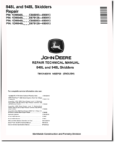 John Deere 848L and 948L (SN: C666893—690813, D679126—690813) Grapple Skidders Repair Manual (TM13140X19)