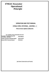 TM13173X19 - John Deere 470GLC Excavator Troubleshooting, Operation and Test Service Manual