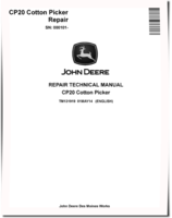 John Deere CP20 (SN. from 000101) Cotton Pickers Repair Manual (TM131919)