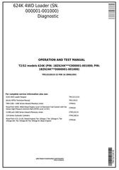 TM13210X19 - John Deere 624K 4WD Loader (SN.000001-001000) Diagnostic, Operation&Test Service Manual