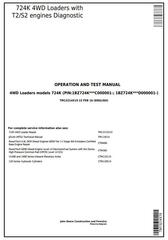 TM13214X19 - John Deere 724K Loader (SN.C000001-;D000001-) w.T2/S2 engines Diagnostic Service Manual