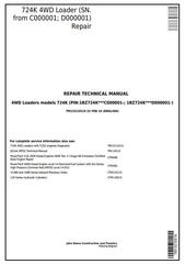 TM13215X19 - John Deere 724K 4WD Loader (SN.from C000001;D000001) Service Repair Technical Manual