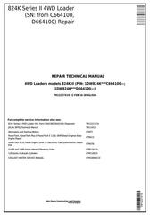 TM13227X19 - John Deere 824K Series II (SN: from C664100, D664100) 4WD Loader Service Repair Manual
