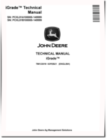 John Deere iGrade (PIN: PCXL01A100000-149999; PCXL01B100000-149999) Technical Manual (TM133019)