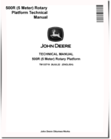 John Deere 500R (5 Meter) Rotary Platforms Technical Manual (TM133719)