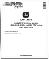 John Deere 5085E, 5090E, 5090EL and 5100E FT4 Tractors (North American Edition) Diagnostic Manual (TM134419)