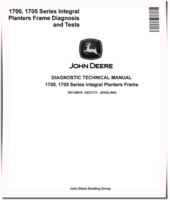 John Deere 1700 and 1705 Integral Planters Frame Diagnostic Manual (TM135919)