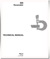 John Deere 595 Wheeled Excavators Technical Manual (TM1375)