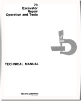 John Deere 70 Compact Excavators Diagnostic and Repair Manual (TM1376)