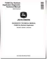 John Deere F4365 Dry Nutrient Applicators (North American Edition) Diagnostic Manual (TM139919)